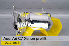 Хромований відбивач поворотника Audi A6 C7 Xenon (2010-2014) дорест правий