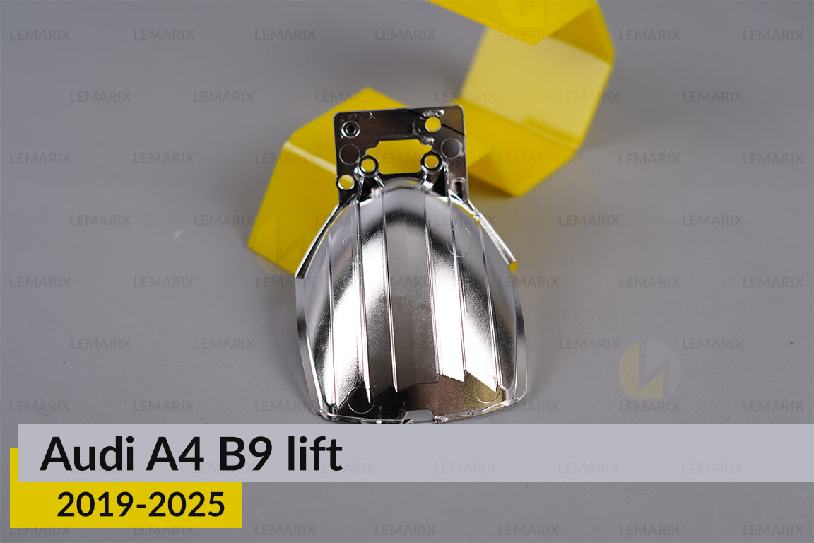 Хромована маска рефлектора Audi A4 B9 (2019-2025) рест ліва