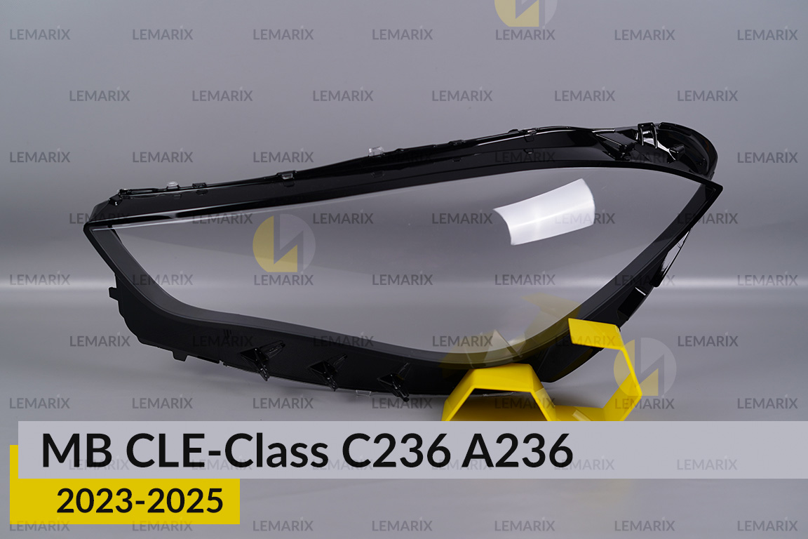 Скло фари Mercedes-Benz CLE-Class C236 A236 (2023-2026) ліве