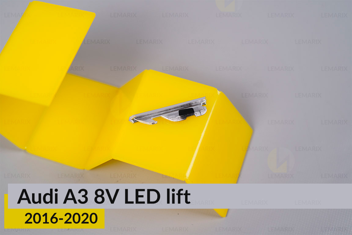 Хромований декор внутрішній Audi A3 8V LED (2016-2020) рест лівий