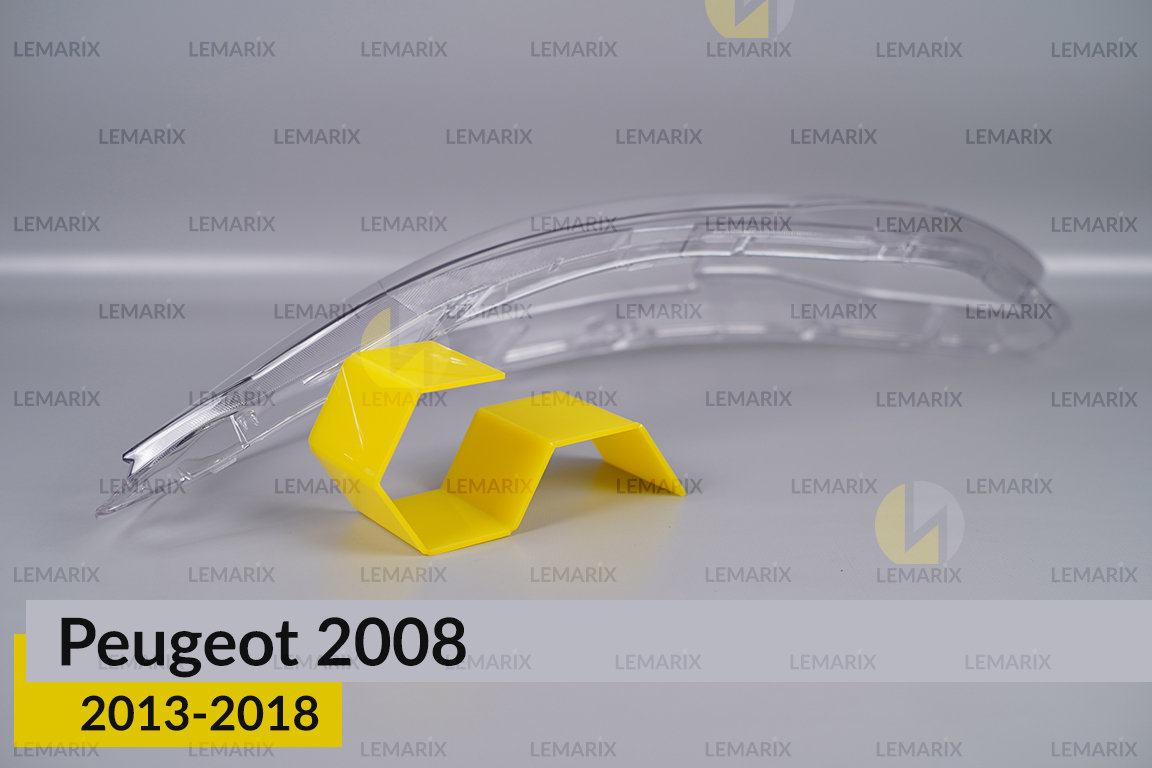 Скло фари Peugeot 2008 (2013-2018) ліве