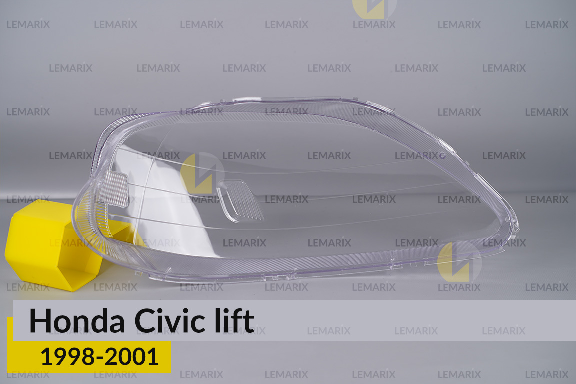Скло фари Honda Civic (1998-2001) рест ліве