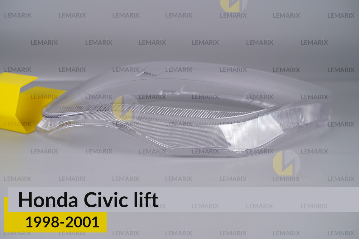 Скло фари Honda Civic (1998-2001) рест ліве