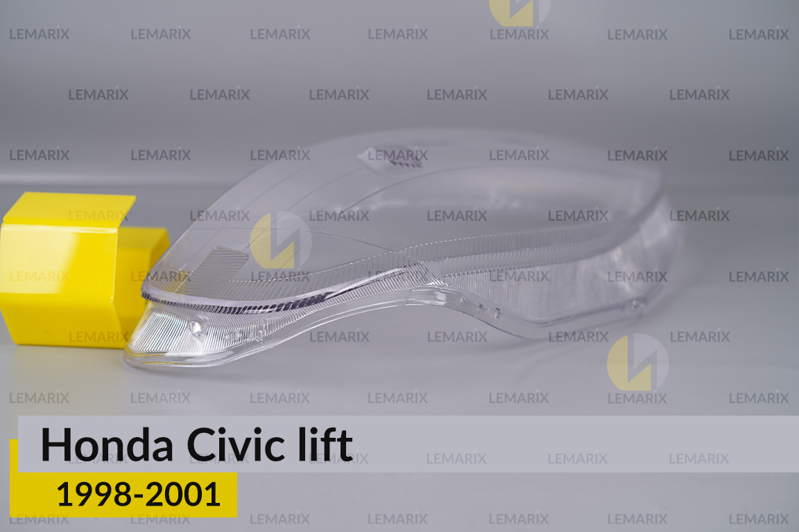 Скло фари Honda Civic (1998-2001) рест ліве