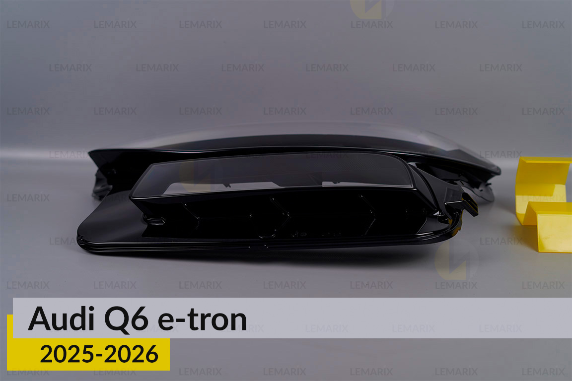 Скло фари Audi Q6 e-tron (2025-2026) ліве