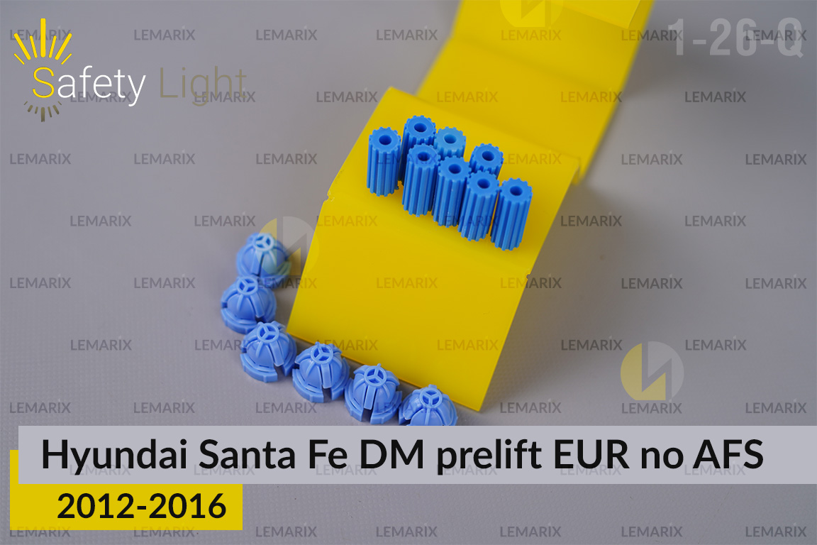 Перехідна рамка для Hyundai Santa Fe DM EUR no AFS (2012-2016) дорест