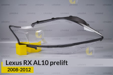Скло фари Lexus RX AL10 (2008-2012) дорест праве