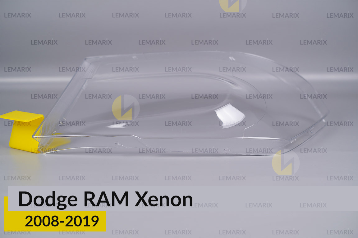 Скло фари Dodge RAM Xenon (2008-2019) праве