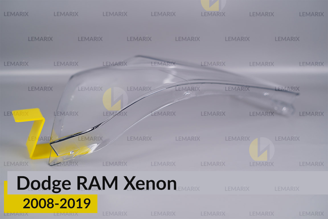 Скло фари Dodge RAM Xenon (2008-2019) праве