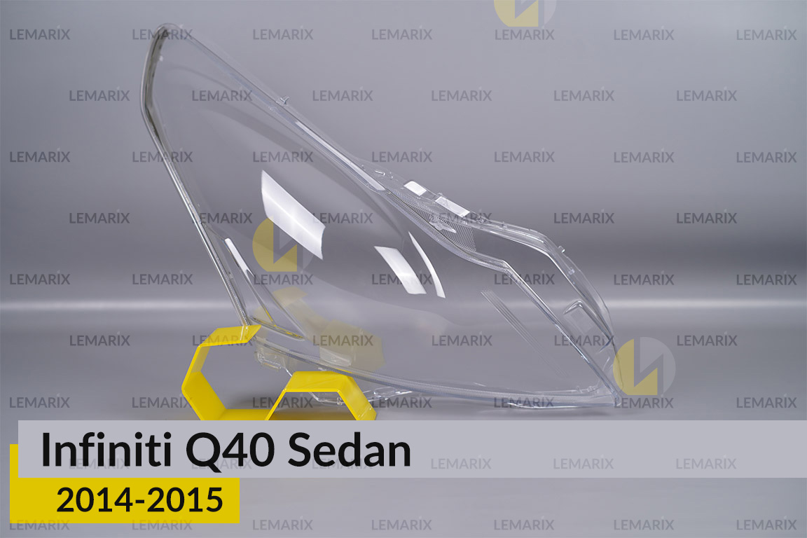 Скло фари Infiniti Q40 Sedan (2014-2015) праве