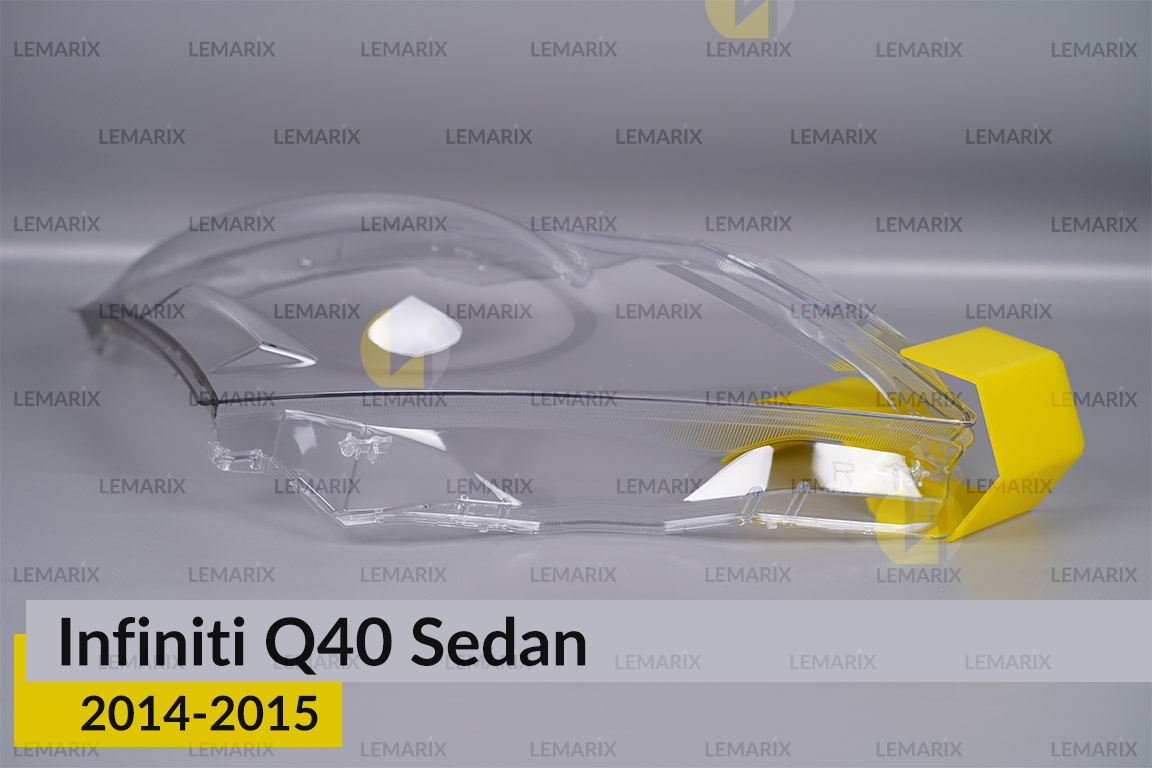 Скло фари Infiniti Q40 Sedan (2014-2015) праве