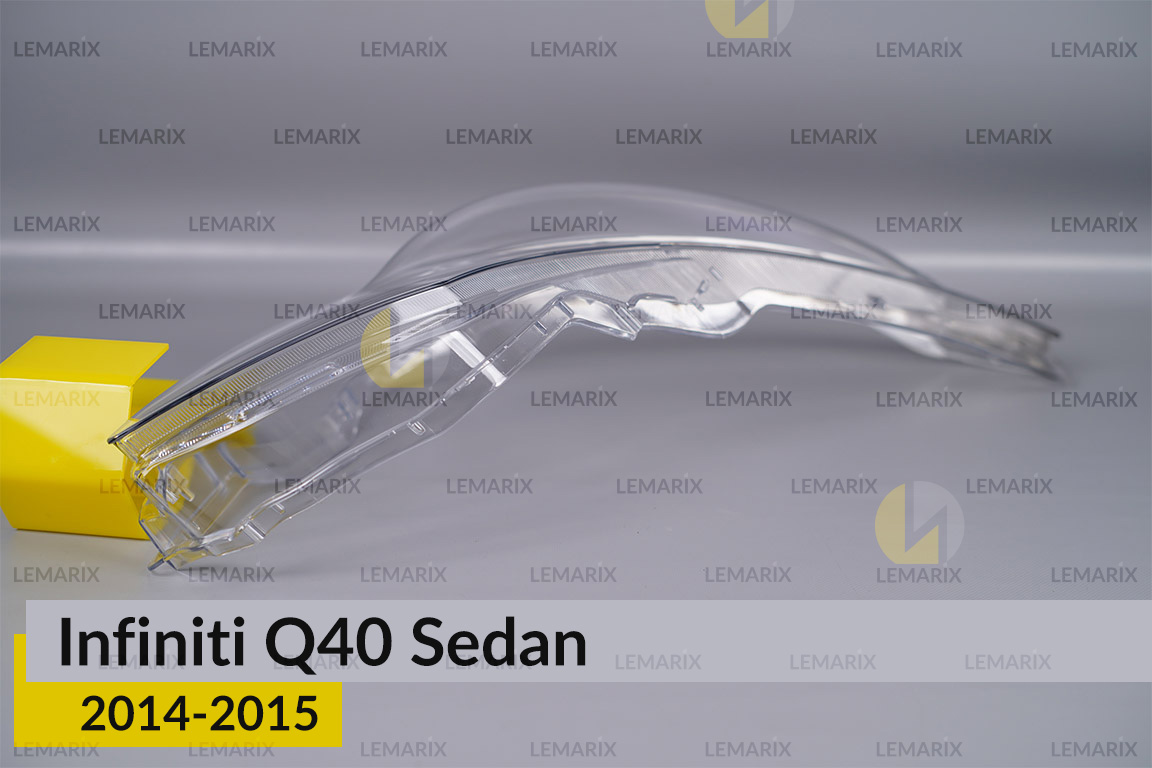 Скло фари Infiniti Q40 Sedan (2014-2015) праве