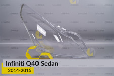 Скло фари Infiniti Q40 Sedan (2014-2015) праве