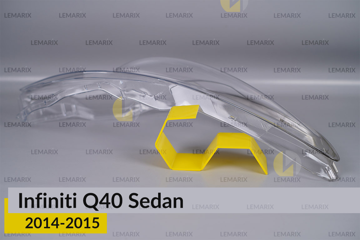 Скло фари Infiniti Q40 Sedan (2014-2015) праве