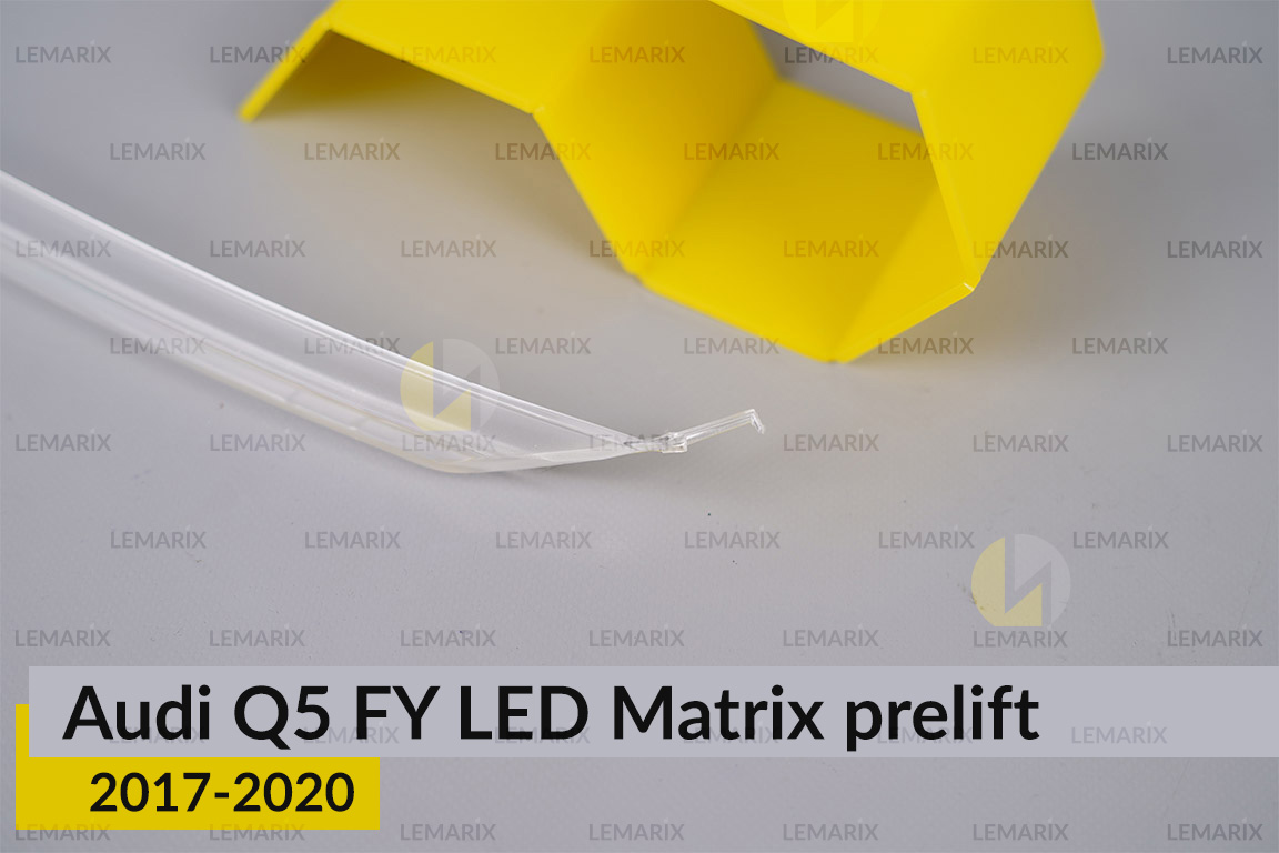 Блок світловода фари Audi Q5 FY LED Matrix (2017-2020) дорест короткий зовнішній лівий