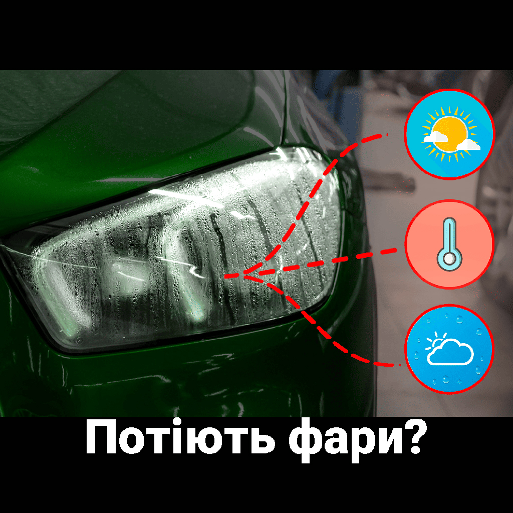Запотівання фар: Конденсат чи розгерметизація? Як відрізнити.