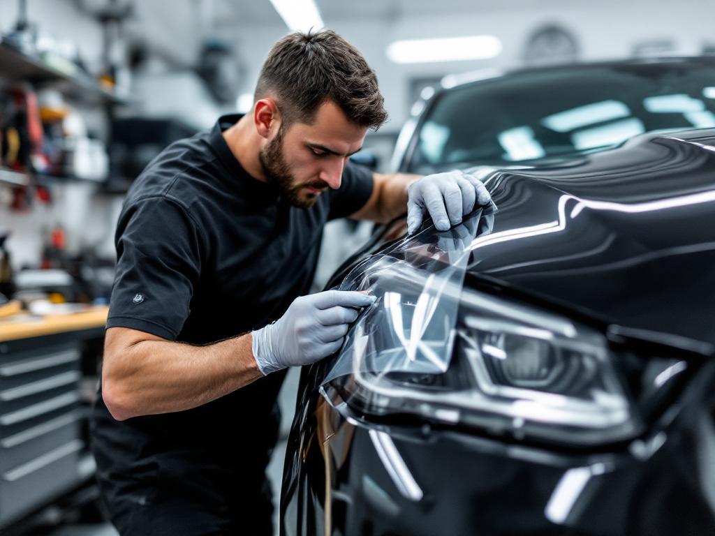 бронеплівка для фар