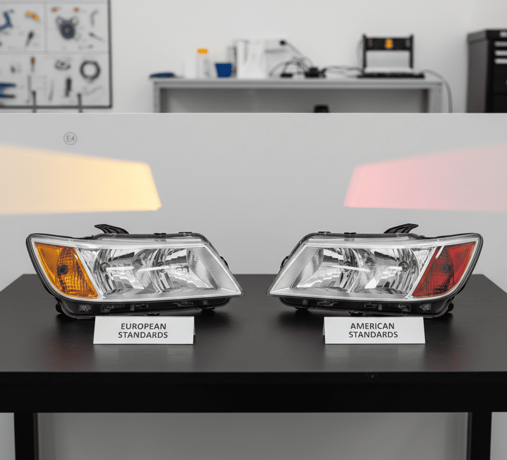 Європейські та американські стандарти скла фар: у чому різниця 
