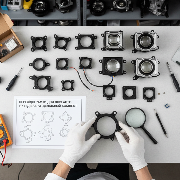 Перехідні рамки для лінз авто: як підібрати ідеальний комплект