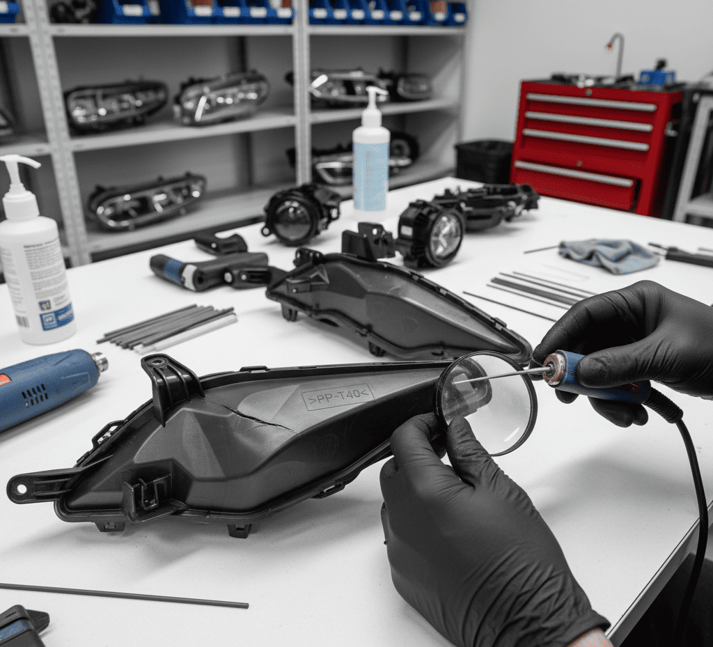 З чого складається світло: Який пластик використовують для корпусу фар? Маркування та особливості ремонту.