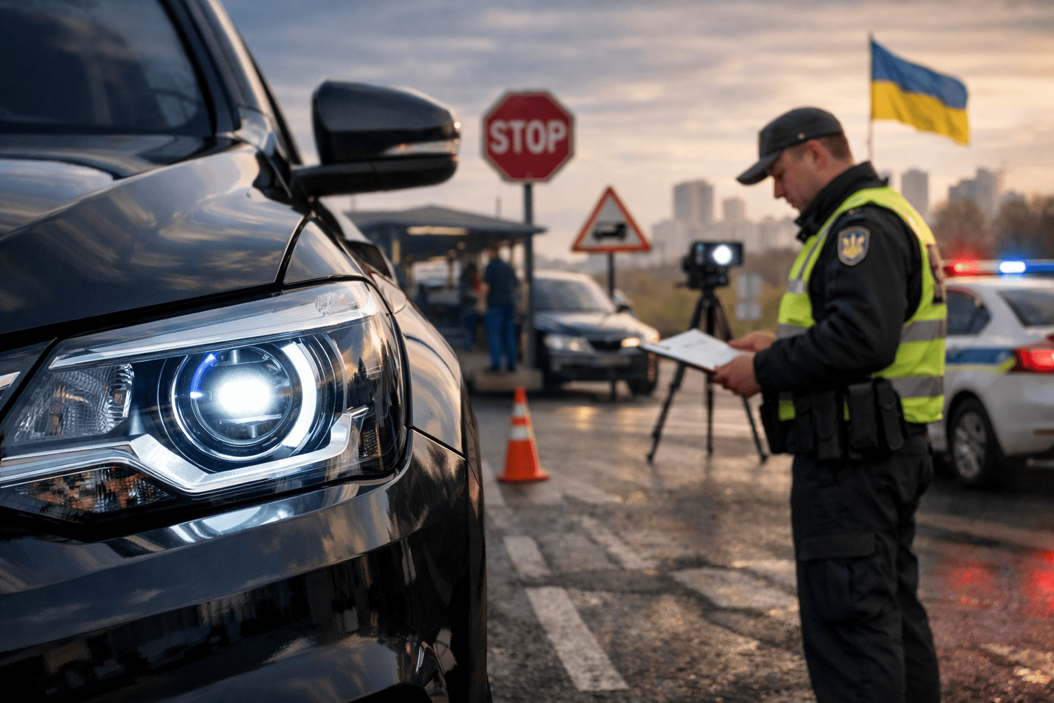 Чи законні Bi-LED лінзи в Україні у 2026 році? Штрафи, техогляд та ПДР - повний гід