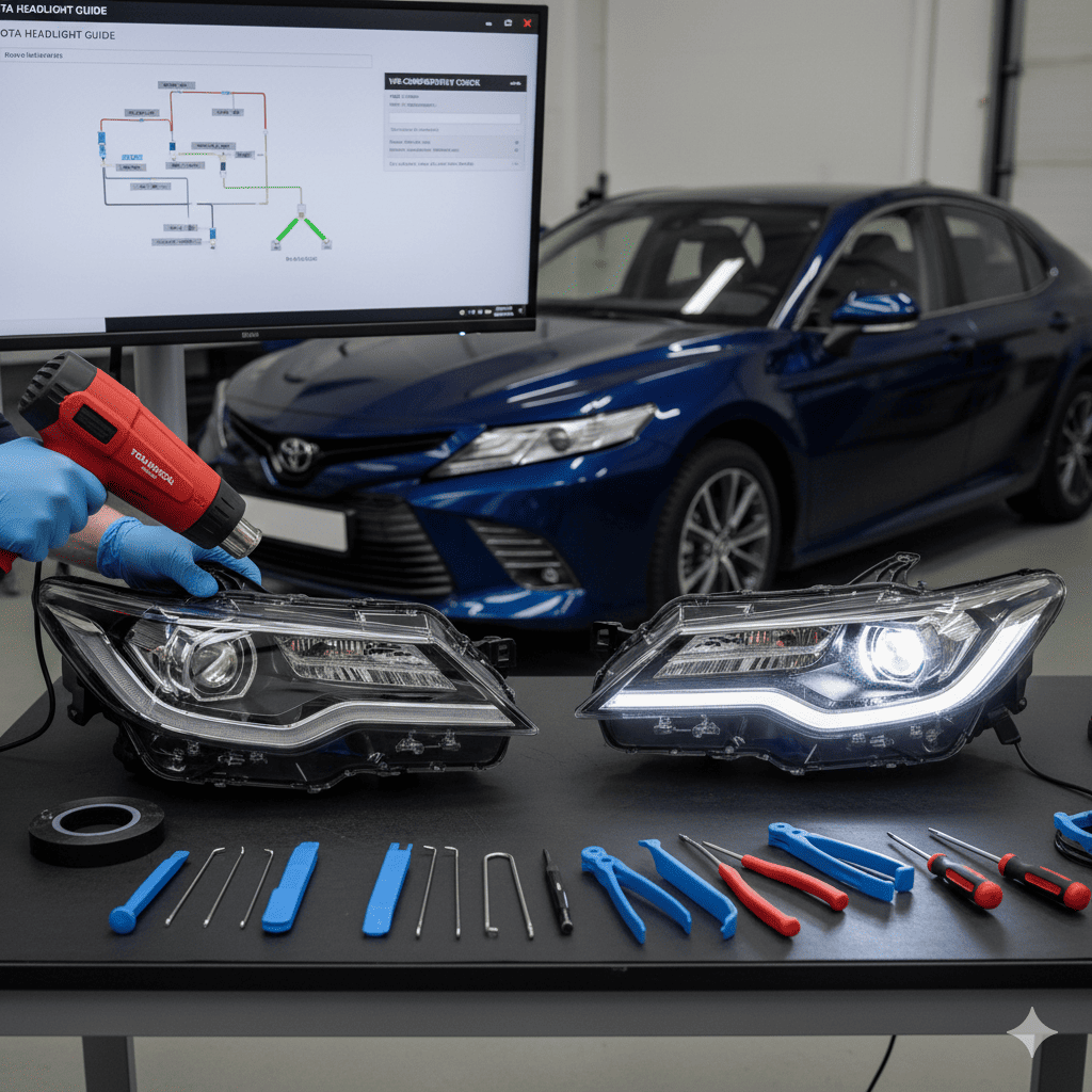 Скло та корпус фар Toyota: Як обрати, замінити та модернізувати для ідеального освітлення