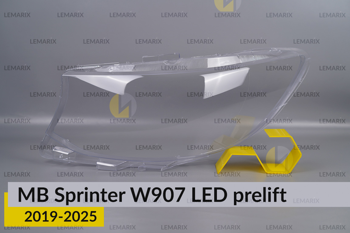 Скло фари Mercedes-Benz Sprinter W907 LED